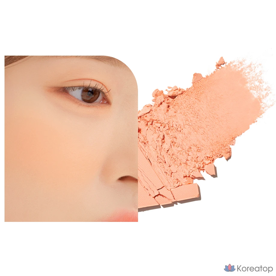 Румяна Dasique Blending Mood Cheek, оттенок 03 Peach Blending, 11.2 г, 1 шт., фото 7