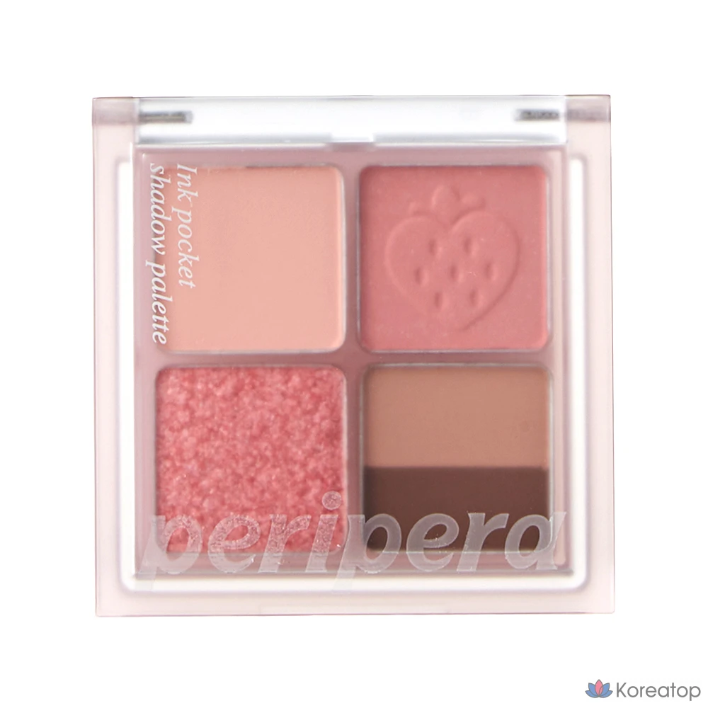 Тени для век Peripera Ink Pocket Shadow Palette 23AD Softberry, оттенок 7, 1 шт.