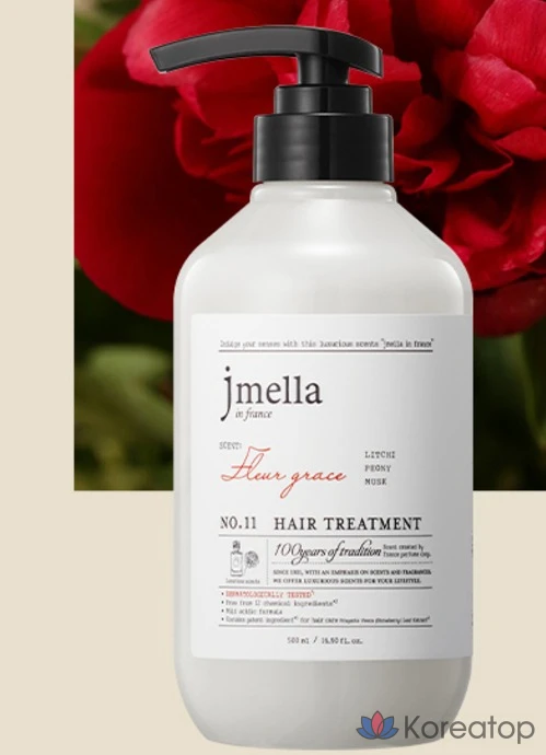 Кондиционер для волос Jmella En France Fleur Grace Hair Treatment Rich &amp; Peony, 500 мл, 1 шт.