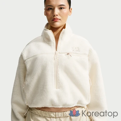 Куртка женская Nike NikeSKIMS Sherpa Oversized 3/4 Zip Jacket, фото 8