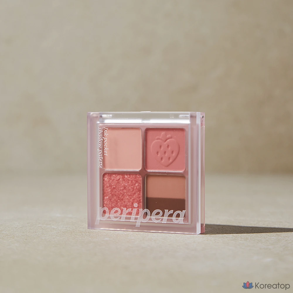 Тени для век Peripera Ink Pocket Shadow Palette 23AD Softberry, оттенок 7, 1 шт., фото 2