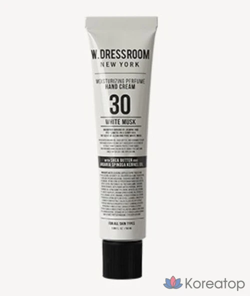 Крем для рук W.Dressroom Perfume Hand Cream 30 White Musk, 50 мл, 1 шт.