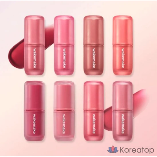 Тинт для губ WAKEMAKE New Water Blurring Layer Tint, оттенок 04 Rosy Mire, 4.6 г, 1 шт.