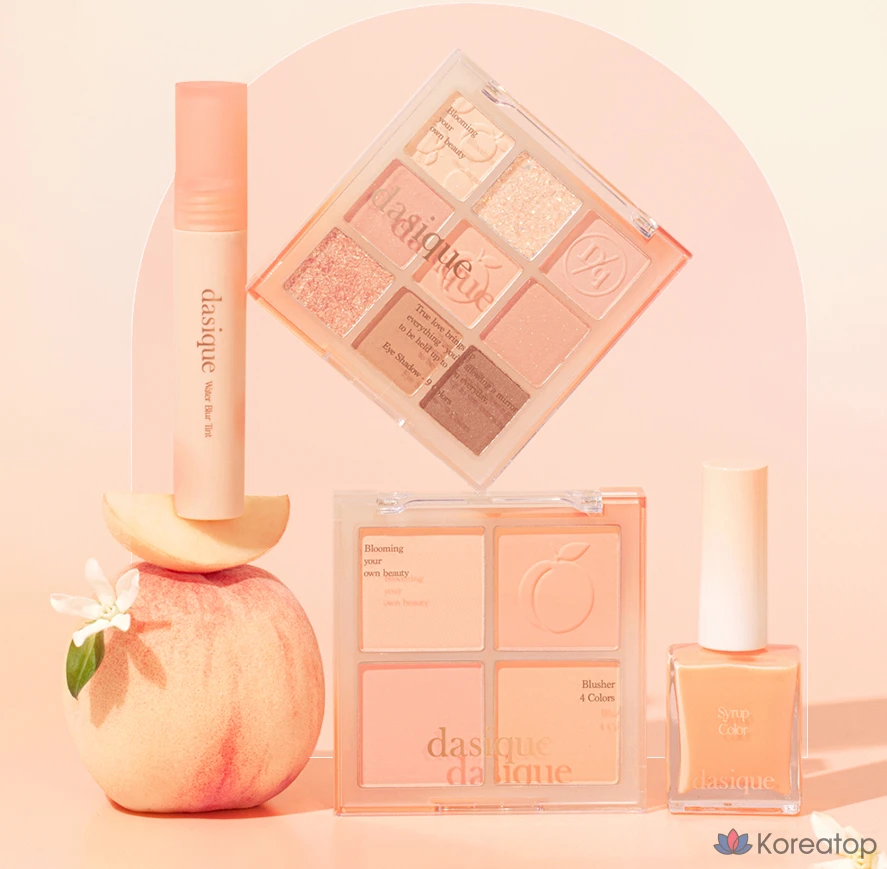 Румяна Dasique Blending Mood Cheek, оттенок 03 Peach Blending, 11.2 г, 1 шт., фото 9