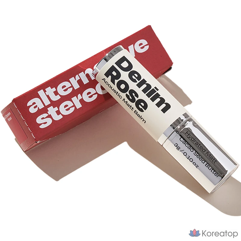 Бальзам для губ ALTERNATIVE STEREO Acoustic Matte Balm Lipstick, оттенок Denim Rose, 1 шт.