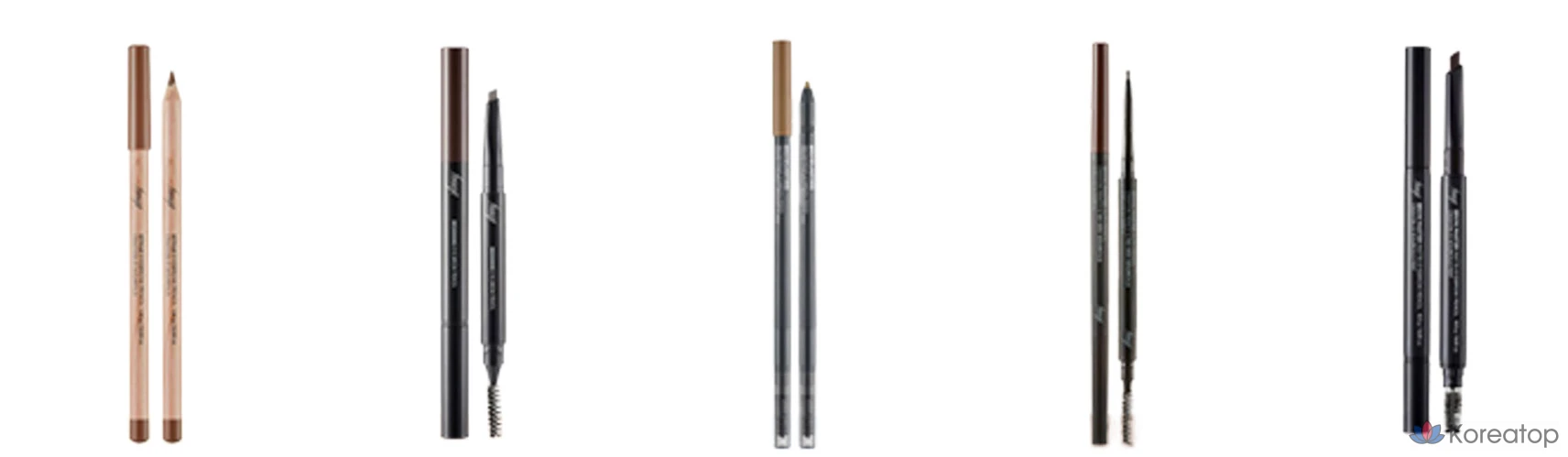Карандаш для бровей The Face Shop Brow Master Eyebrow Slim Auto Pencil, оттенок 01 Gray Brown, 0.05 г, 1 шт., фото 3