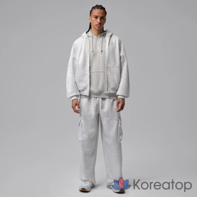 Свитшот на молнии мужской Jordan Brooklyn Oversized Fleece Full-Zip, фото 8
