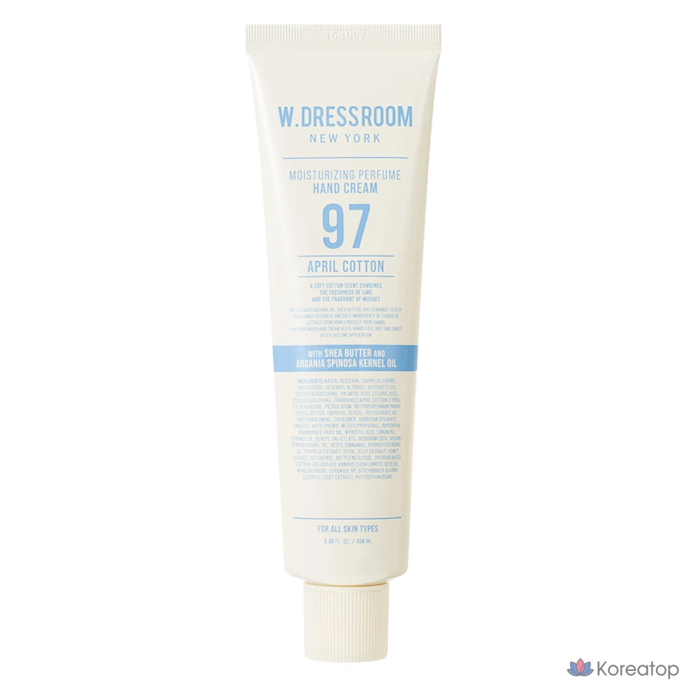 Крем для рук W.Dressroom Perfume Hand Cream 97 April Cotton, 100 мл, 1 шт.