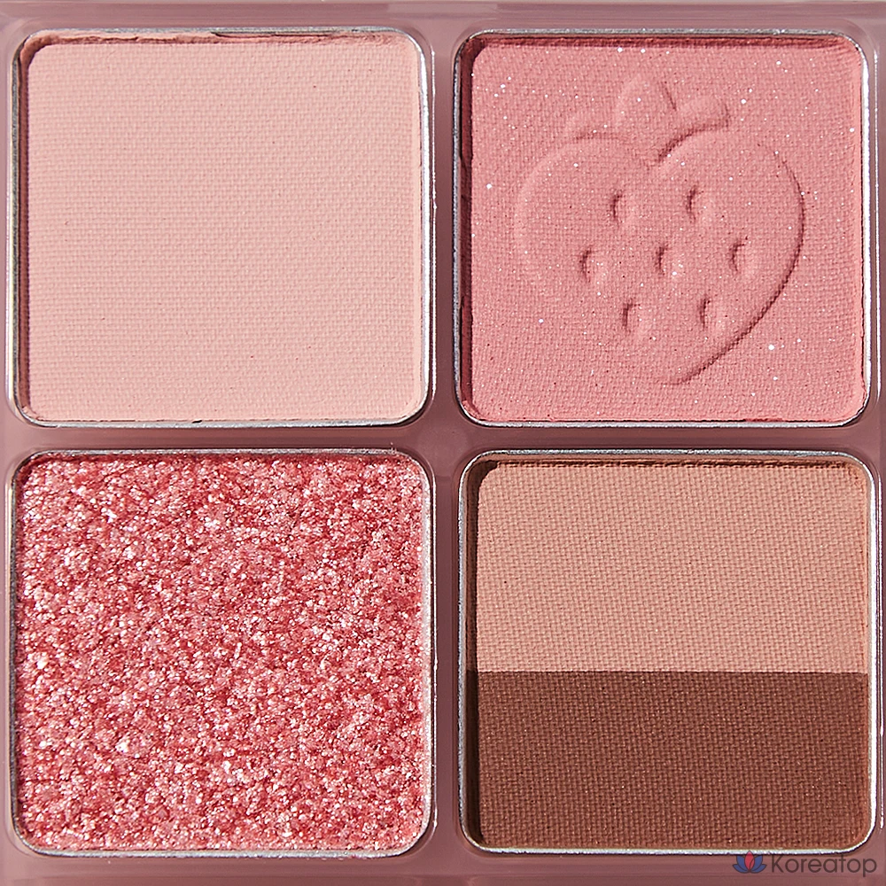Тени для век Peripera Ink Pocket Shadow Palette 23AD Softberry, оттенок 7, 1 шт., фото 4