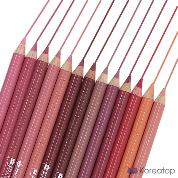Карандаш для губ Prorance Wood Lip Liner Pencil, оттенок Pink Rose, 1 шт.