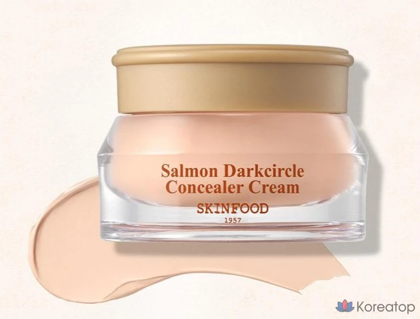 Консилер-крем Skinfood Salmon Dark Circle Concealer Cream, оттенок 1, 10 г, 1 шт.