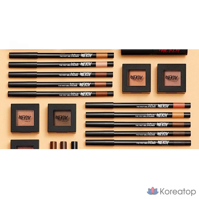 Подводка для глаз гелевая MERZY The First Gel Eyeliner, оттенок G2 Dutch Brown, 0.5 г, 1 шт., фото 9