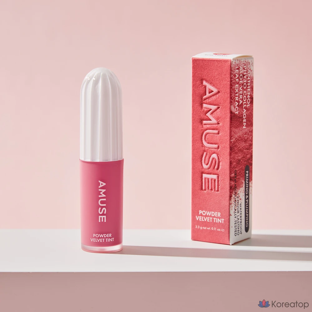 Тинт для губ AMUSE Powder Velvet Tint, оттенок 06, 1 шт., фото 2