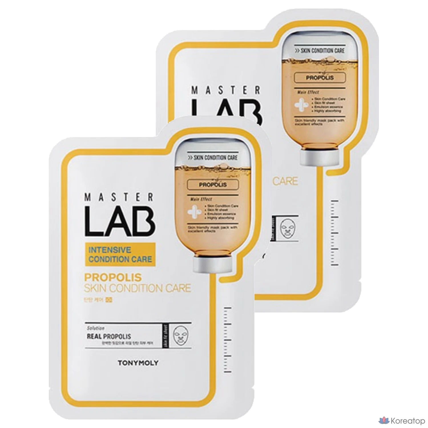 Тканевая маска для лица Tony Moly Master Lab Propolis Mask Sheet, 2 шт.