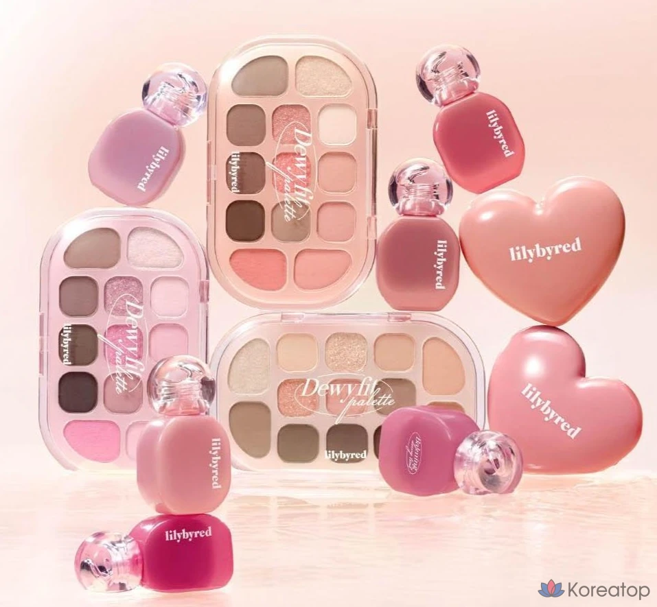 Палитра теней для век Lilybyred Dewy Fit Palette, оттенок 03 Oatmeal, 1 шт.