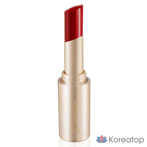 Помада для губ Sooryehan Yeon Silk Lip Rouge, оттенок Deep Red, 3.5 г, 1 шт.