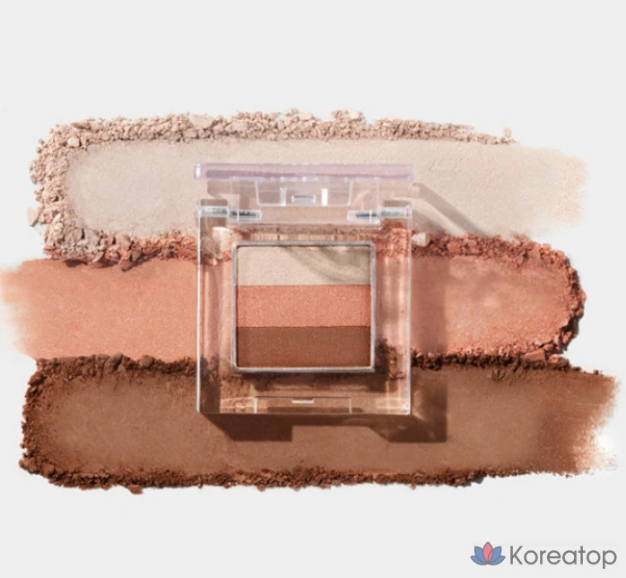 Тени для век Missha Triple Shadow 14 Dewy Apricot, 2 г, 1 шт., фото 2
