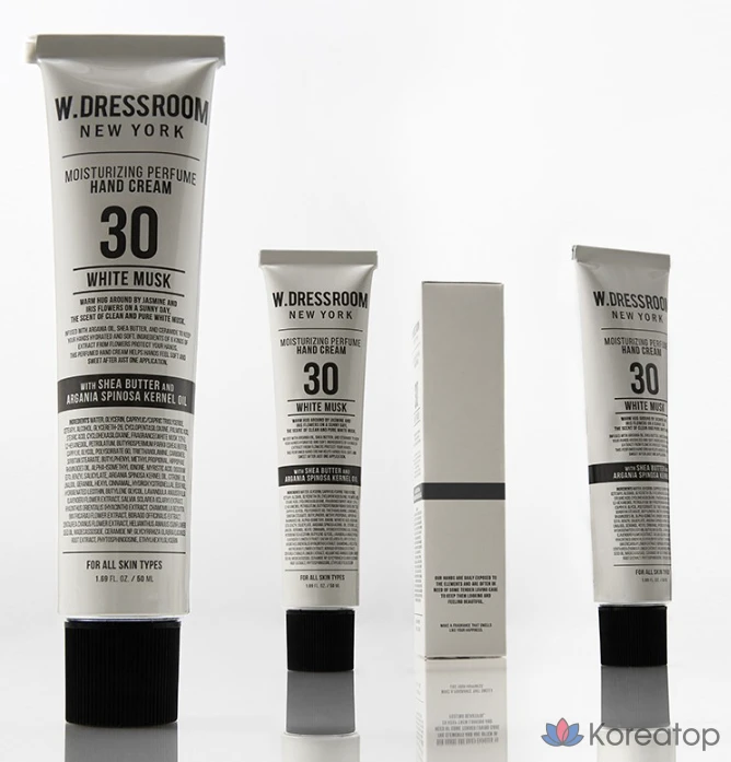Крем для рук W.Dressroom Perfume Hand Cream 30 White Musk, 50 мл, 1 шт.