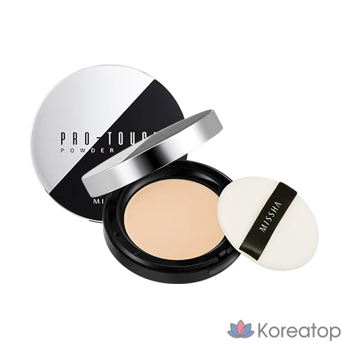 Пудра-компакт Missha Pro Touch Powder Pact, оттенок 23, 10 г, 1 шт., фото 2