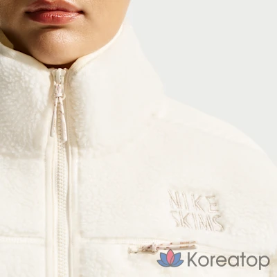 Куртка женская Nike NikeSKIMS Sherpa Oversized 3/4 Zip Jacket, фото 13