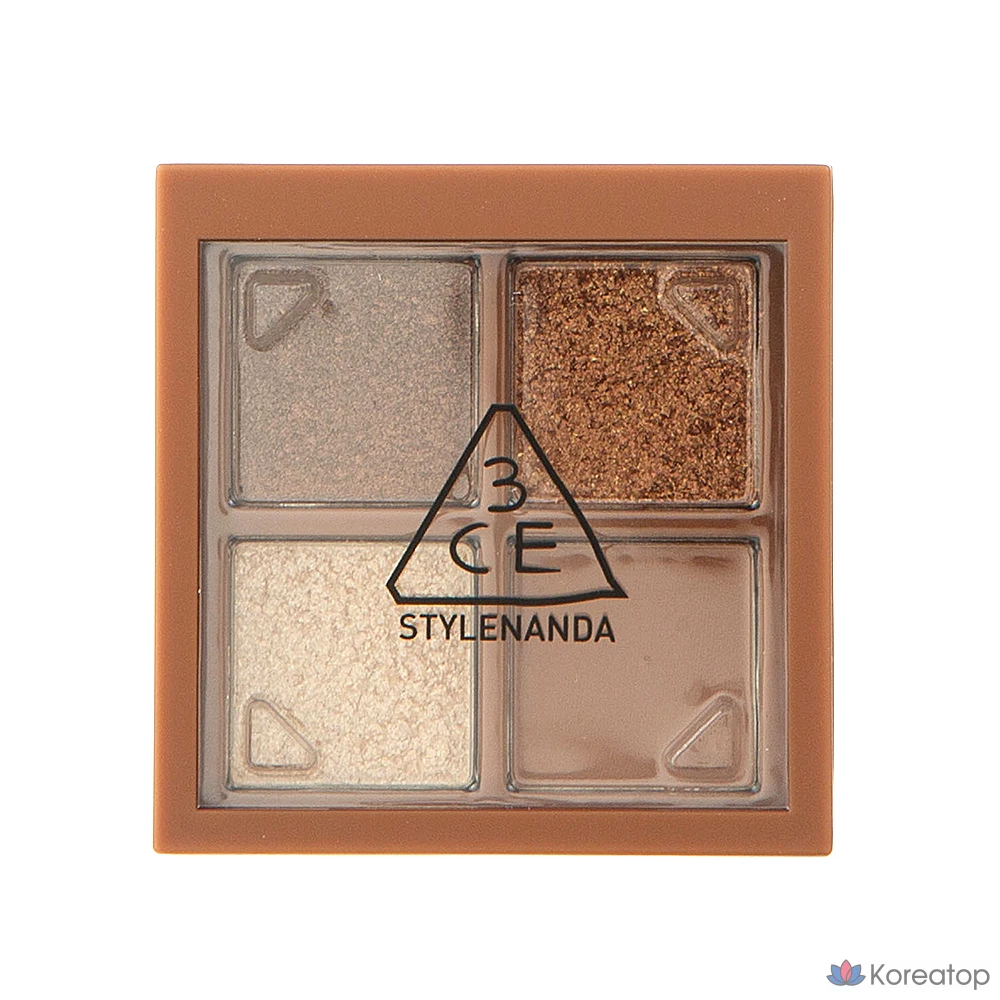 Палитра теней для век 3CE Mini Multi Eye Color Palette, оттенок Casual Talk, 1 шт.