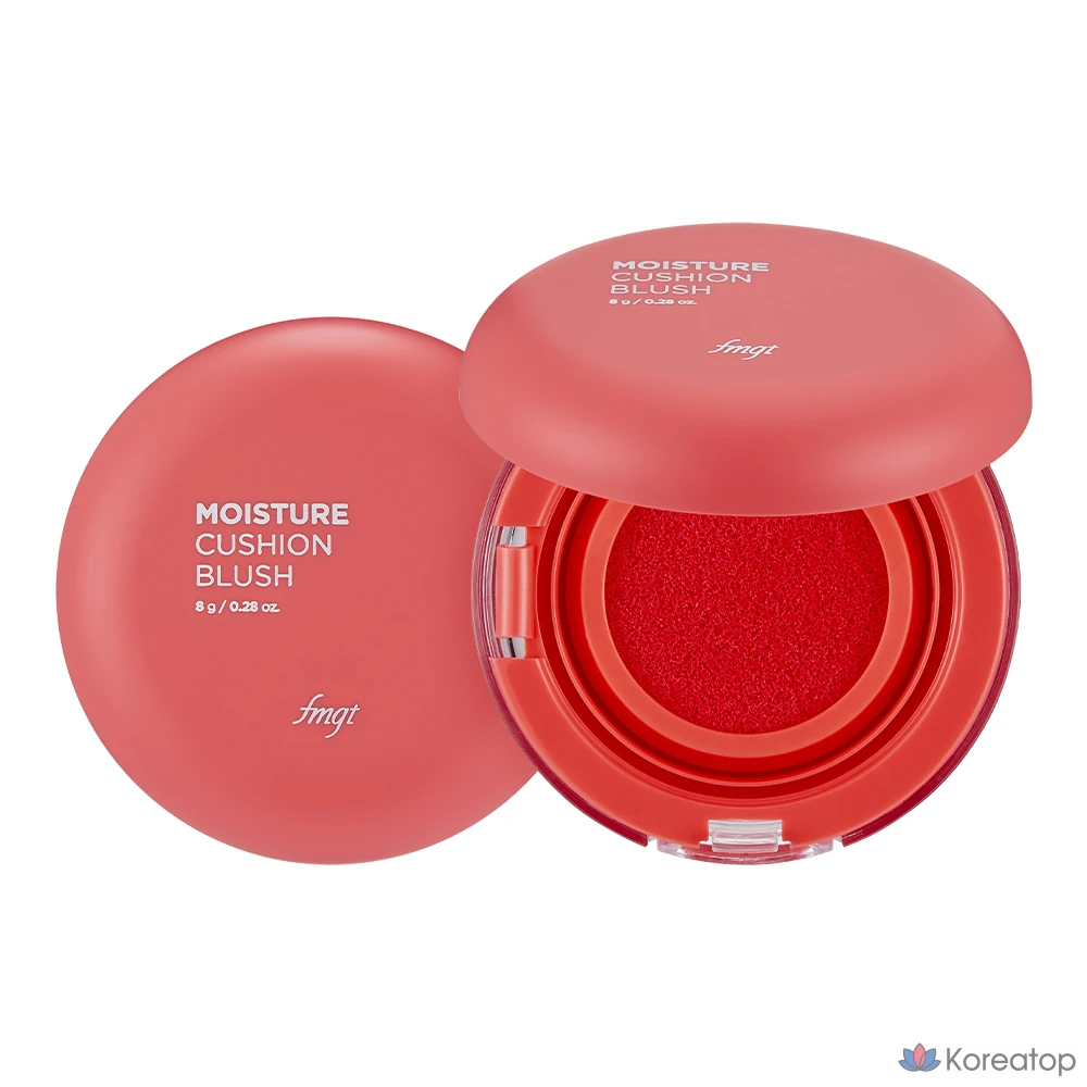 Кушон-румяна The Face Shop Moisture Cushion Blush, оттенок 01 Red, 8 г, 1 шт.