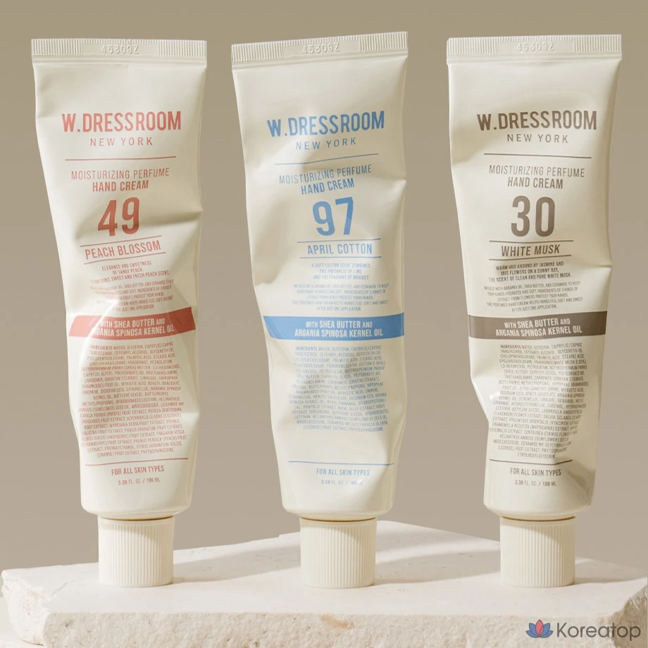 Крем для рук W.Dressroom Perfume Hand Cream 97 April Cotton, 100 мл, 1 шт., фото 5