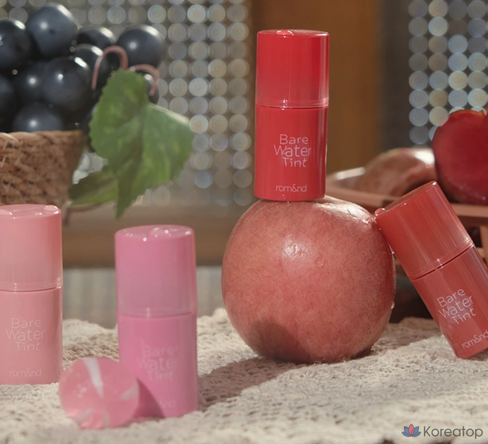 Тинт для губ ROM&ND Bare Water Tint, оттенок 02 Taffy Plot, 1 шт., фото 2