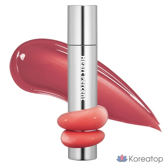Тинт для губ Heart Percent Dot On Mood One Way Glowy Lip Tint, оттенок 05 Rosy Balm, 4 г, 1 шт.