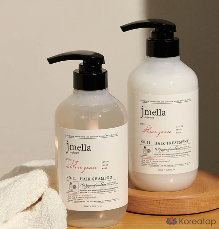 Кондиционер для волос Jmella En France Fleur Grace Hair Treatment Rich &amp; Peony, 500 мл, 1 шт.