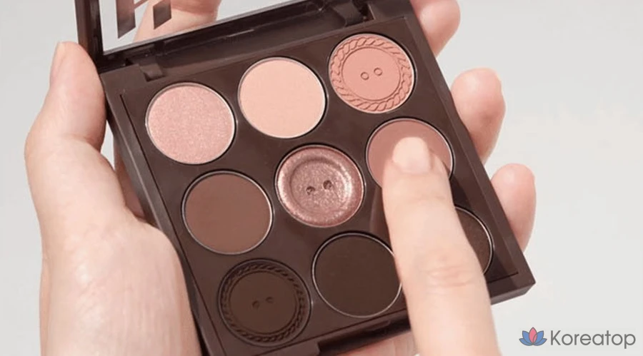Палитра для век Holika Holika My Fave Mood Eye Palette, оттенок Button Up, 1 шт., фото 2