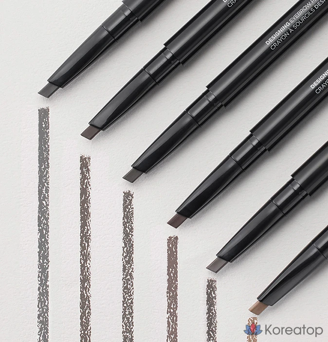 Карандаш для бровей FMGT Designing Eyebrow Auto Pencil, оттенок 04 Black Brown, 0.3 г, 1 шт., фото 7