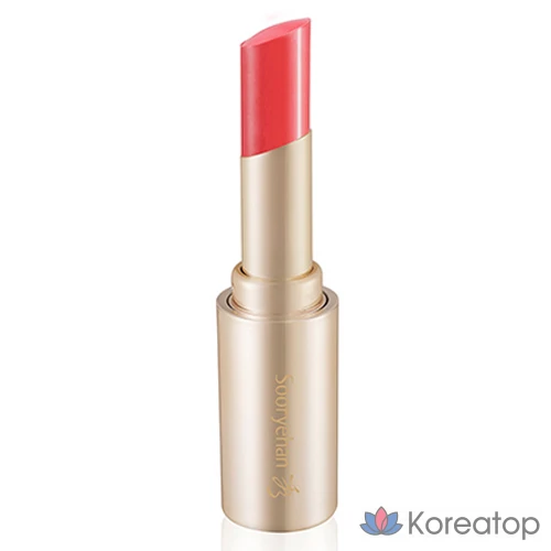 Помада Sooryehan Yeon Silk Lip Rouge Lipstick, оттенок Coral Orange, 3.5 г, 1 шт.