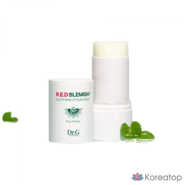 Солнцезащитный стик Dr. G Red Blemish Soothing Up Sun Stick, 21 г, 1 шт.