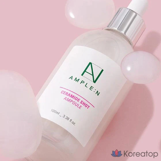 Набор для ухода AMPLE:N Peptide Shot Ampoule 100ml + Ceramide Shot Ampoule 100ml + Ceramide Shot Cream 50ml, 1 шт.
