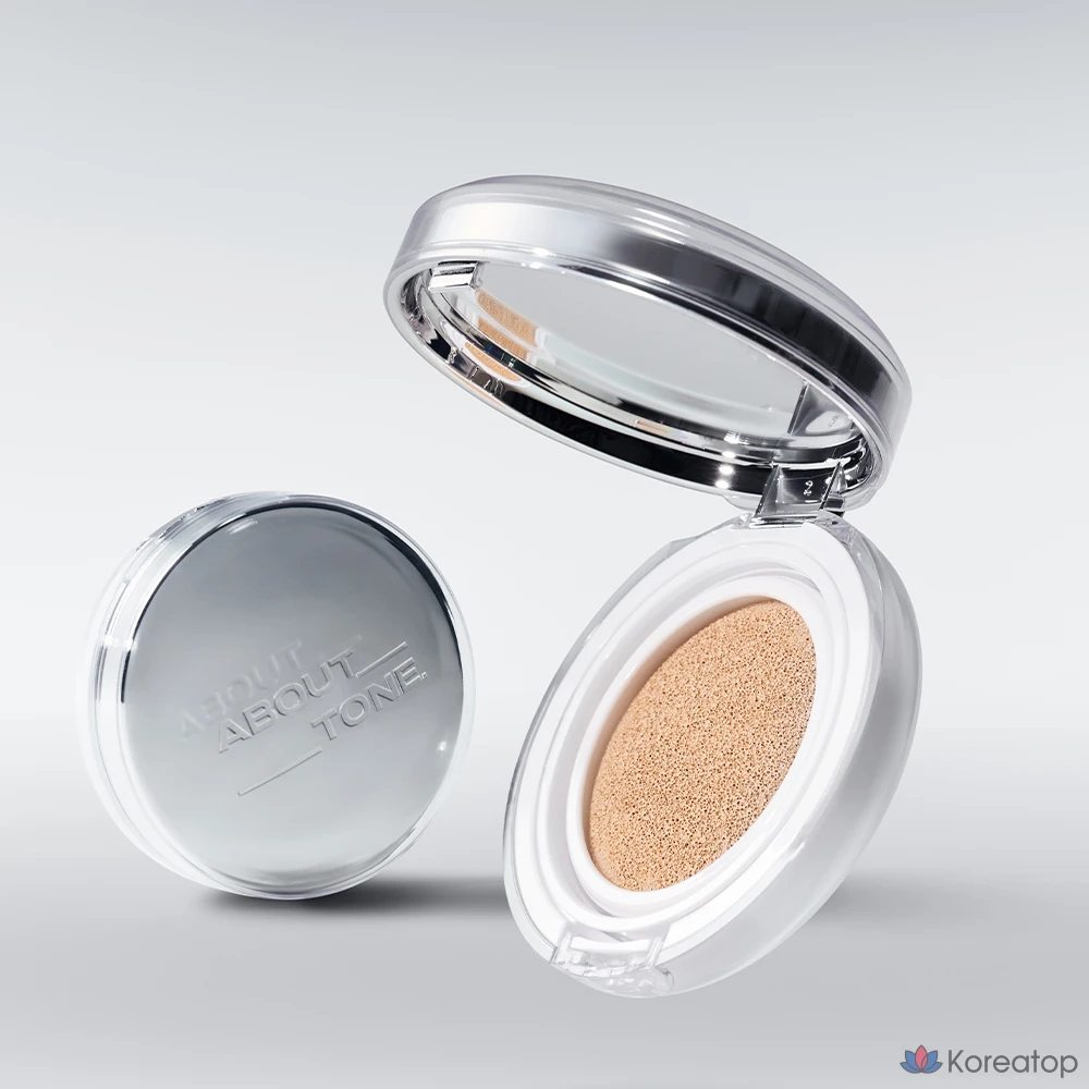 Кушон ABOUT TONE Skin Layer Fit Cushion Refill, оттенок 21.5 Cool Beige, 13 г, 1 шт., фото 3