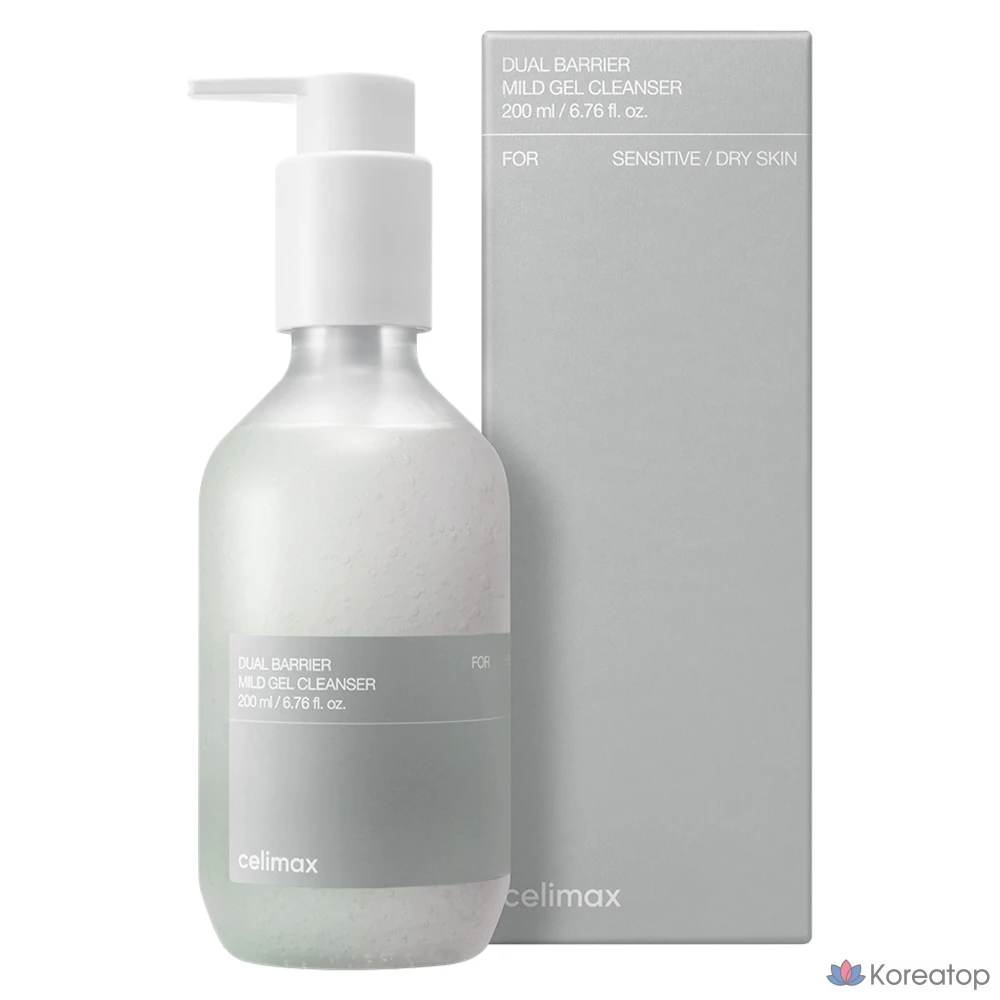 Очищающий гель Celimax Dual Barrier Mild Gel Cleanser, 200 мл, 1 шт.