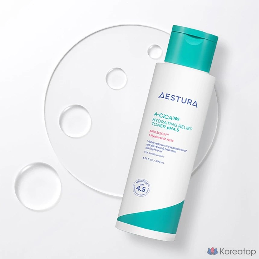 Тонер AESTURA A-Cica 365 Moisture Toner pH4.5, 200 мл, 1 шт.
