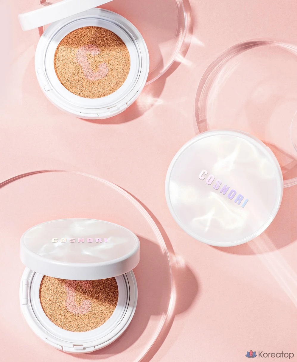 Кушон Cosnori Blossom Tone-up Cushion Clear SPF50+ PA++++ Refill, оттенок Pink Beige, 14 г, 1 шт.