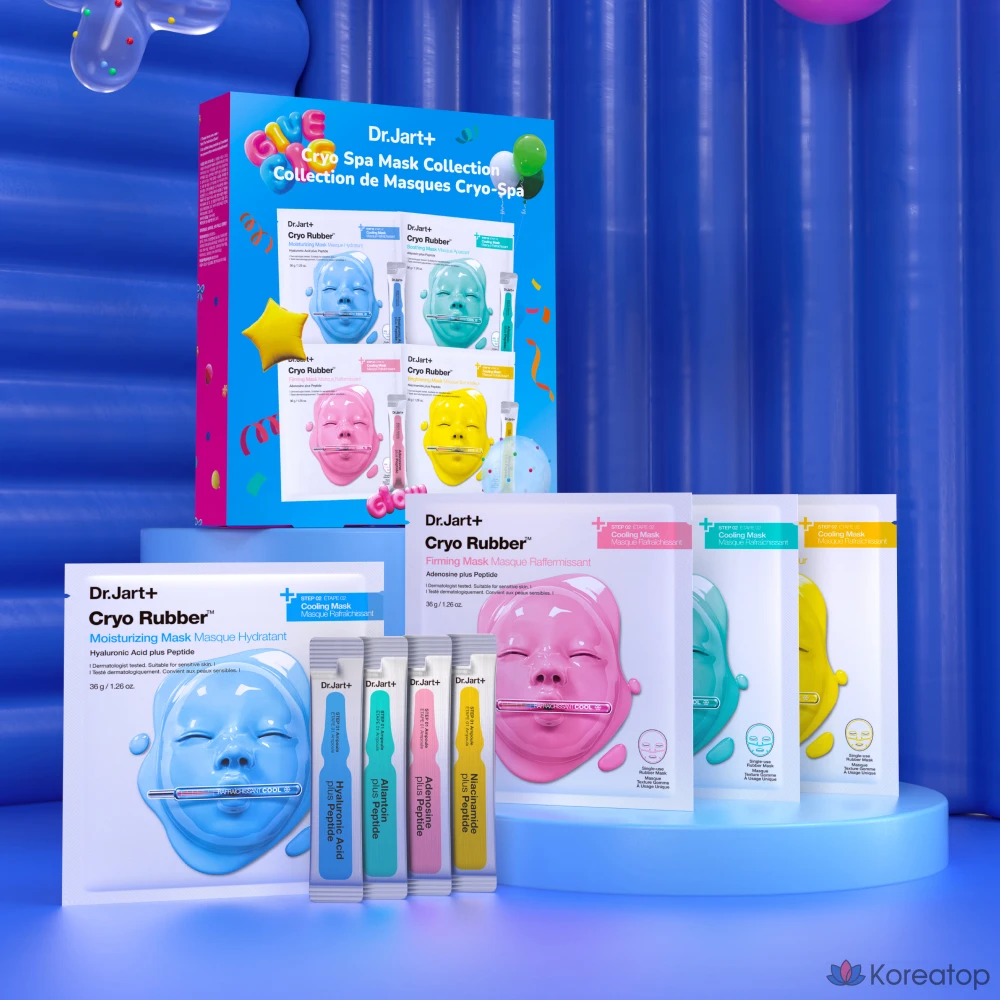 Набор для ухода Dr. Jart+ Cryo Spa Mask Collection 4-piece Set, 3 шт., фото 2