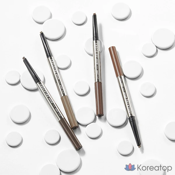 Карандаш для бровей Tony Moly The Shocking Brow Easy Flat Auto Pencil, оттенок 01 Natural Brown, 0.5 г, 1 шт., фото 2