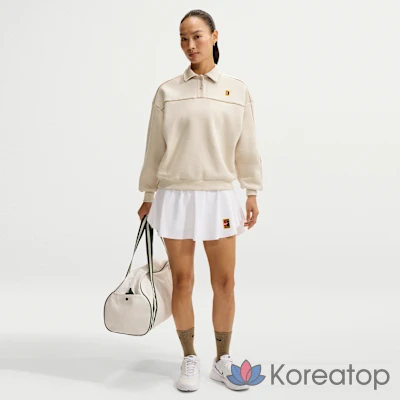 Теннисный топ женский Nike NikeCourt Court Collection Fleece Long Sleeve, фото 4