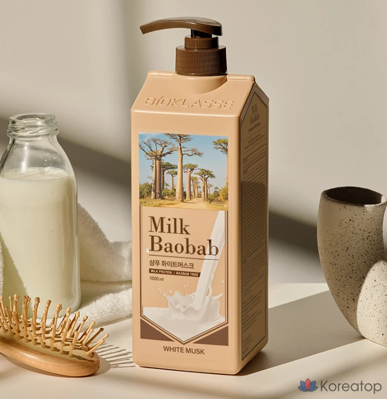 Шампунь Milk Baobab, аромат White Musk, 1 л, 1 шт.