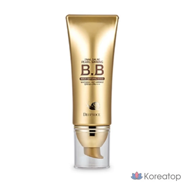 BB-крем Deoproce Snail Galac Pearl Shining BB SPF50+ PA+++, оттенок 21 Natural Beige, 40 г, 1 шт.