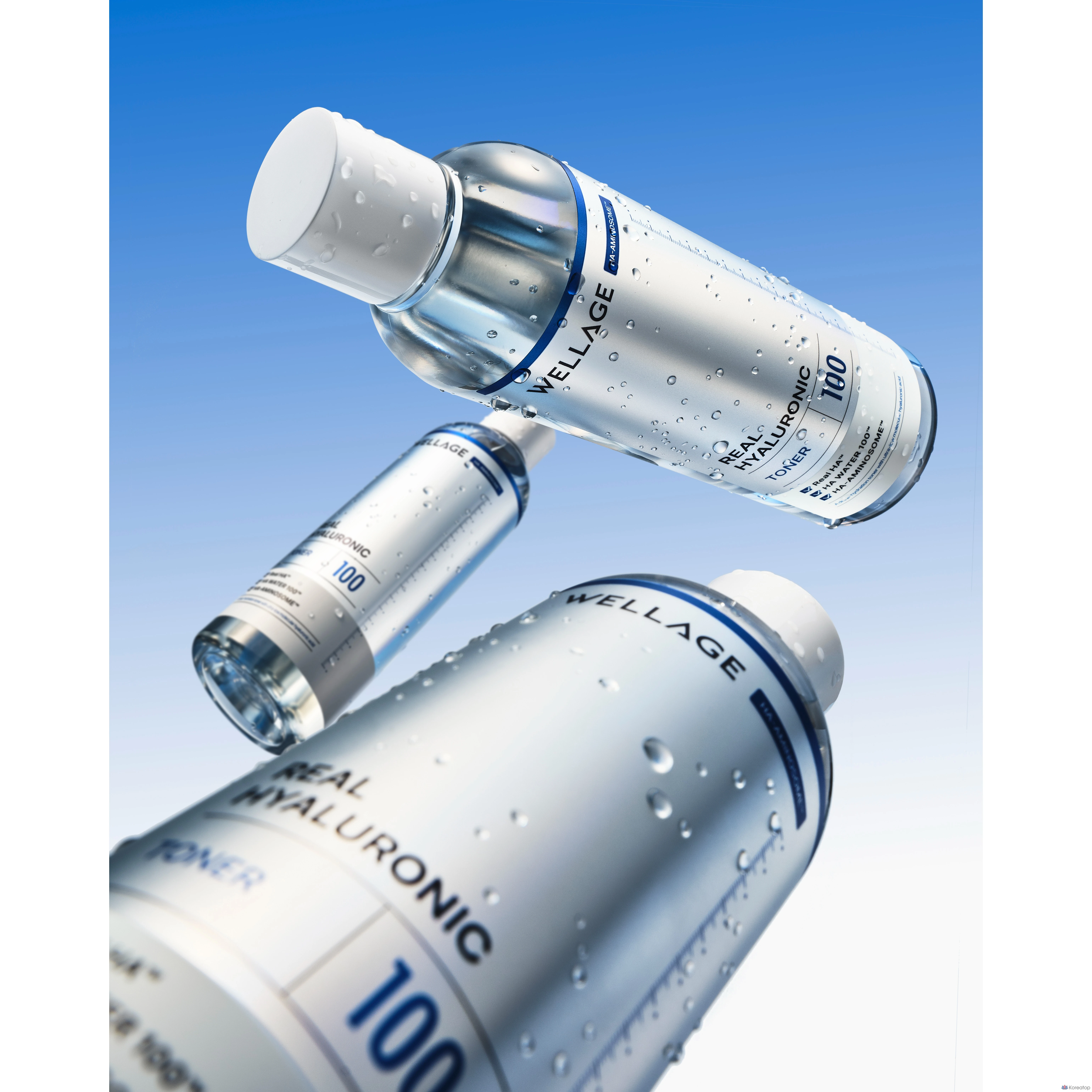 Тонер WELLAGE Real Hyaluronic 100 Toner, 200 мл, 1 шт.