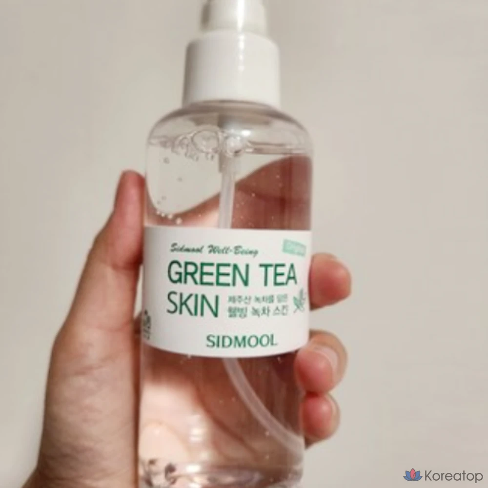 Тонер Sidmool Original Wellbeing Green Tea Skin Pore Elasticity, 500 мл, 1 шт., фото 9