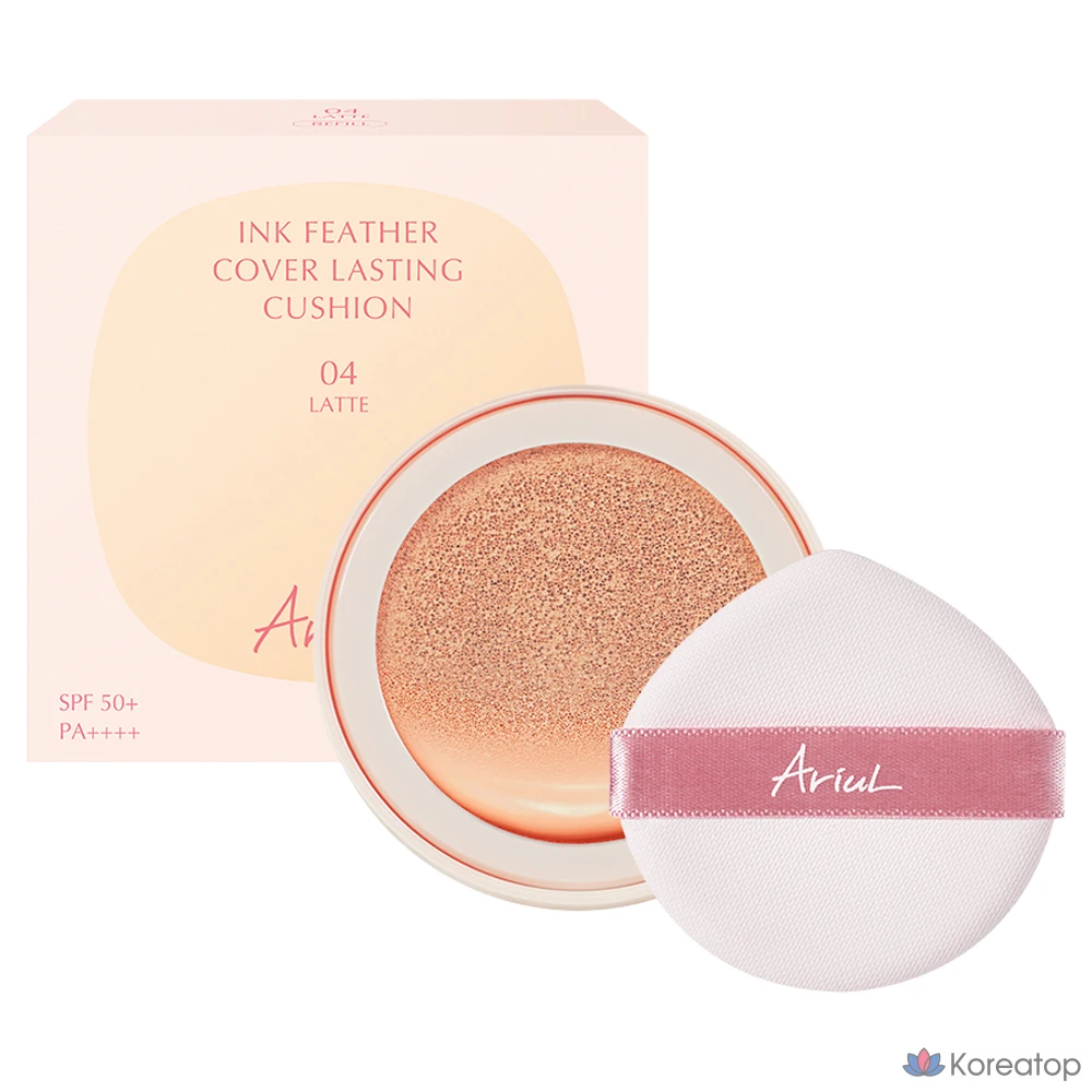 Кушон Ariul Ink Fader Lasting Cushion SPF 50+ PA++++ Refill, оттенок 04 Latte 23, 15 г, 1 шт.