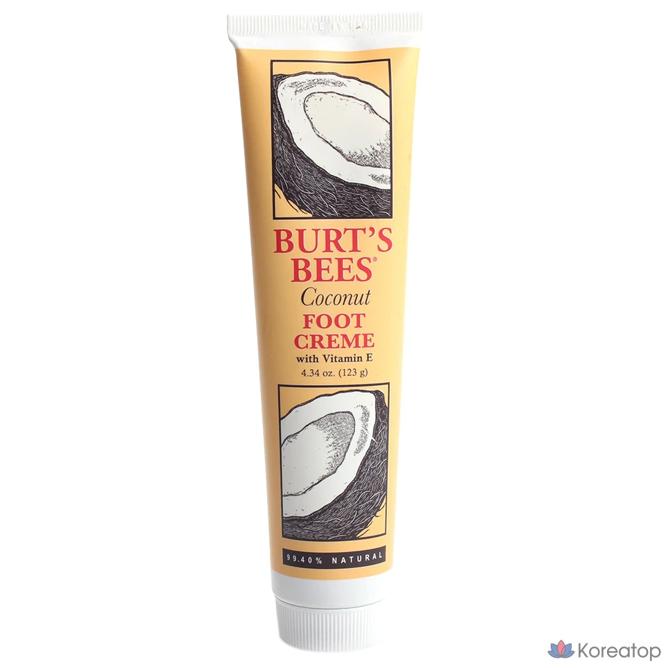 Крем для ног Burt's Bees Coconut Foot Cream, 123 г, 1 шт.
