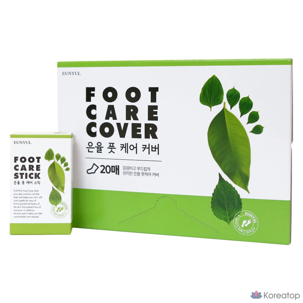 Набор для ухода Eunyul Foot Care Stick + Foot Care Cover, 20 г + 20 шт., 1 шт.