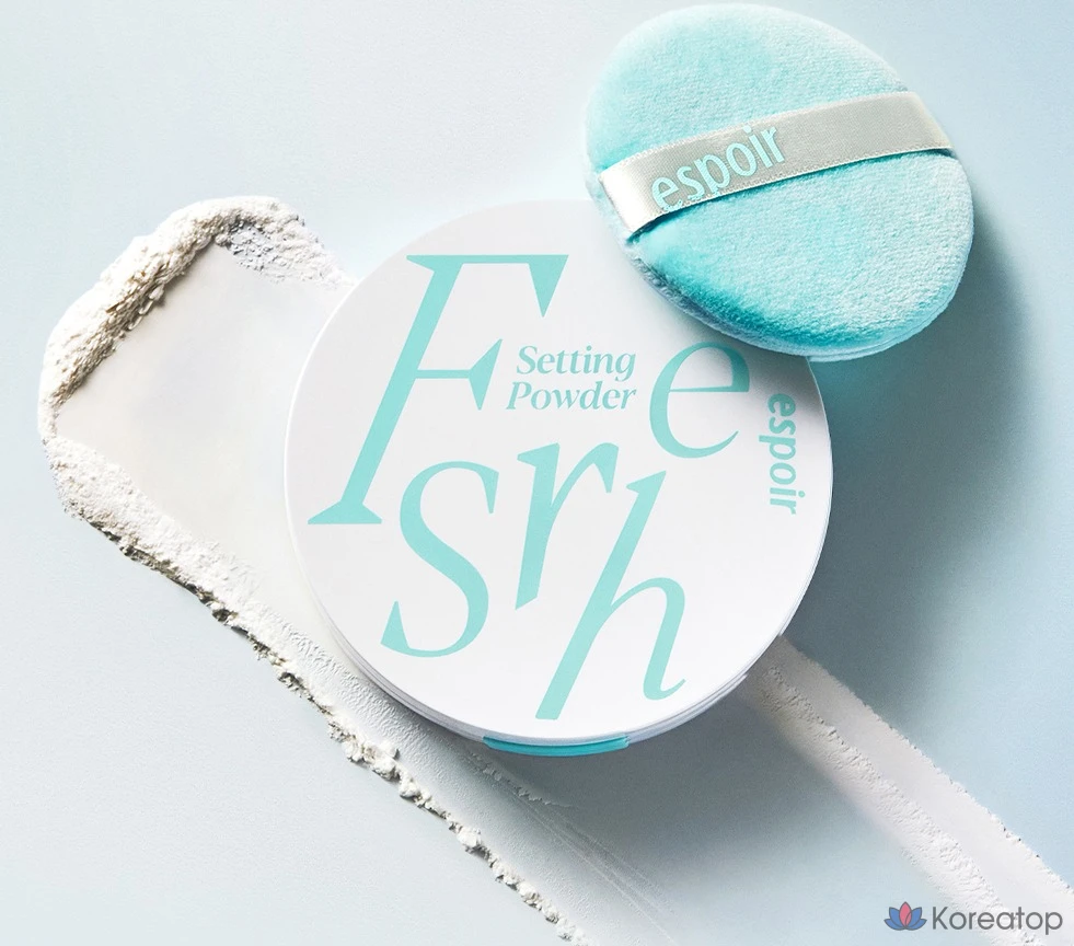 Пудра для лица Espoir Fresh Setting Powder Puff, 4 шт., фото 4